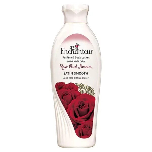 Enchanteur Perfumed Body Lotion Rose Oud Amour Satin Smooth 250ml
