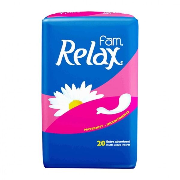 Fam sanitary pads, folded and compressed, 10pads, large size, with wings
