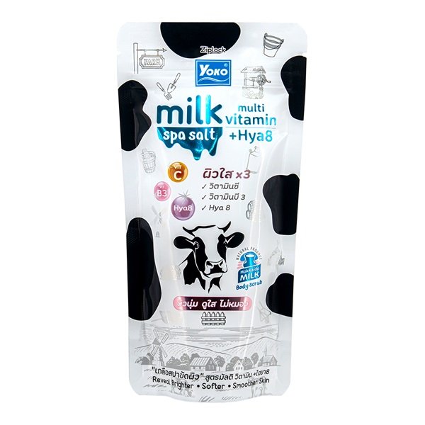 Yoko Milk Spa Salt Multi Vitamin + Hya8 300g