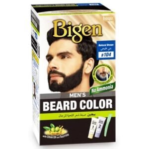 Bigen Men's Beard Color natural Brown B104 20g+20g