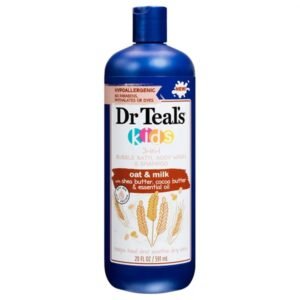 Dr Teal's Kids Oat & Milk Bubble Bath Body Wash & Shampoo 591ml