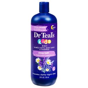 Dr Teal's Kids Sleep Bubble Bath Body Wash & Shampoo 591ml