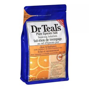 Dr Teal's Pure Epsom Salt Soaking Solution Vitamin C And Citrus Essential Oils 1.36kg