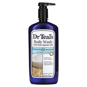 Dr. Teal's, Body Wash with Pure Epsom Salt Detoxify & Energize 710ml