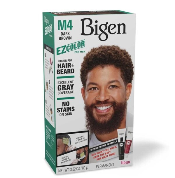EZColor For Men M4 Dark Brown Permanent 80gm