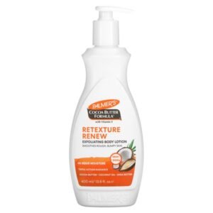 Palmer's, Cocoa Butter Formula with Vitamin E, Retexture Renew Exfoliating Body Lotion 400ml