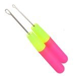 Plastic Handle Crochet Hooks For Braiding Micro Braid Hair Extensions Braided Hair 2 Pieces