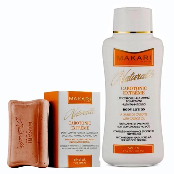 Makari Naturalle Carotonic Extreme ( Body Lotion And Soap ) 2-Pc Set