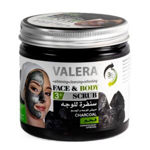 Valera Charcoal Face and Body Scrub 512ml
