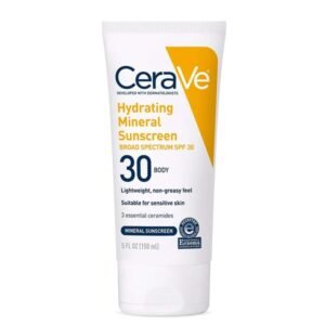 CeraVe Hydrating Mineral Sunscreen Body SPF30 150ml