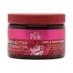 Lustors Pink Shea Butter Coconut Oil Curl & Twist Pudding 312gm