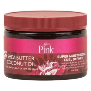 Lustors Pink Shea Butter Coconut Oil Super Moisturizing Curl Definer 312gm