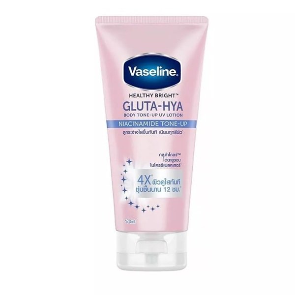 Vaseline Gluta-Hya Body Tone-Up Lotion Healthy Bright Niacinamide Hyaluron 170ml
