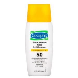 Cetaphil Sheer Mineral Face Liquid Sunscreen SPF50 50ml