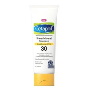 Cetaphil Sheer Mineral Sunscreen Broad Spectrum SPF30 89ml
