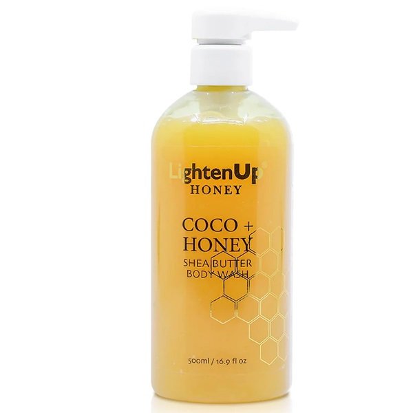 LightenUp Honey Coco + Honey Shea Butter Shower Gel 500ml