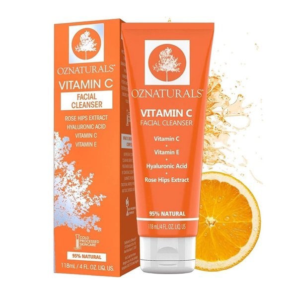 OZNaturals Vitamin C Facial Cleanser, 118ml