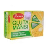 Renew Gluta Mansi High in Vitamin C, Bar Soap for Skin Whitening 135gm - Image 2