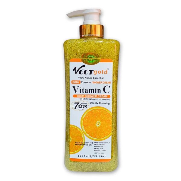 Veet Gold Vitamin C Super Whitening Shower Cream 1000ml