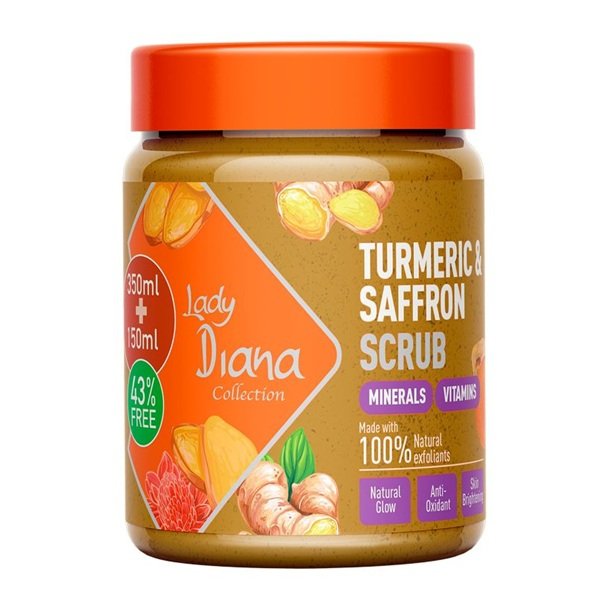 Lady Diana Turmeric & Saffron Scrub 500ml