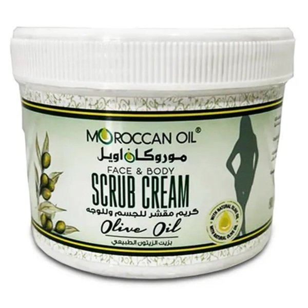 Moroccan Oil Face & Body Scrub Cream with Olive 500ml