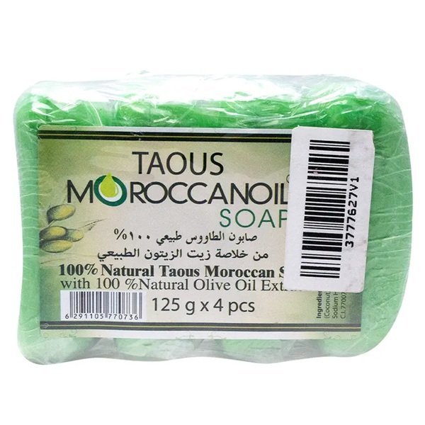 Moroccan Oil Taous Moroccan Soap WOlive Extract 4 X125gm