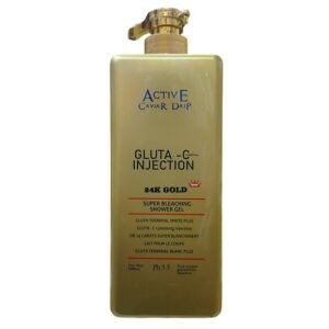Active Caviar Drip Shower Gel Gluta-C Injection 24K Gold 1000ml