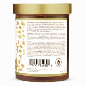 African Pride Moisture Miracle Black Castor & Jojoba Oil Max Hold Styling Gel 510g