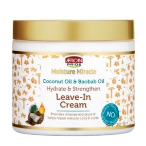 African Pride Moisture Miracle Coconut Oil & Baobab Oil Leave-In Cream 425gm