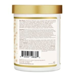 African Pride Moisture Miracle Coconut Oil & Baobab Oil Leave-In Cream 510gm