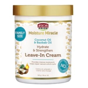 African Pride Moisture Miracle Coconut Oil & Baobab Oil Leave-In Cream 510gm