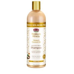 African Pride Moisture Miracle Honey & Coconut Oil Shampoo 473ml