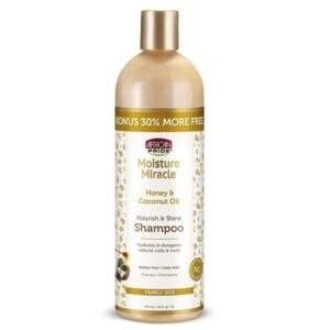 African Pride Moisture Miracle Honey & Coconut Oil Shampoo Family Size 473ml