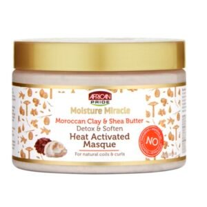 African Pride Moisture Miracle Moroccan Clay & Shea Butter Masque 340gm