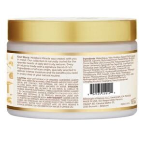 African Pride Moisture Miracle Shea Butter & Flaxseed Oil Curling Cream 340gm