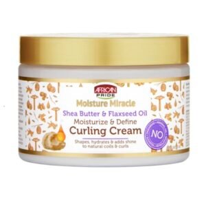 African Pride Moisture Miracle Shea Butter & Flaxseed Oil Curling Cream 340gm