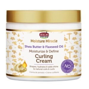 African Pride Moisture Miracle Shea Butter & Flaxseed Oil Curling Cream 425gm