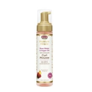 African Pride Moisture Miracle Soft & Smooth Curl Mousse Rose Water And Organ Oil 251ml