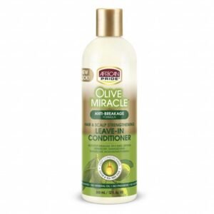 African Pride Olive Miracle Leave-In Conditioner Hair & Scalp Strengthening 355ml