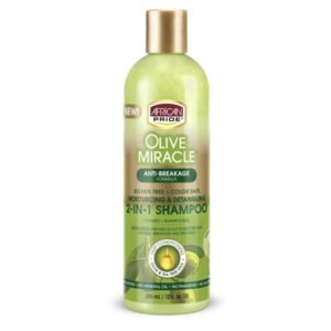 African Pride Olive Miracle Moisturizing & Detangling 2-IN-1 Shampoo 355ml