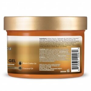 Black Castor Miracle Braid, Loc & Twist Gel Growth Protection & Extra Hold 227gm