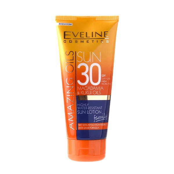 Eveline Amazing Oils Water Resistant Sun Lotion SPF30 200ml