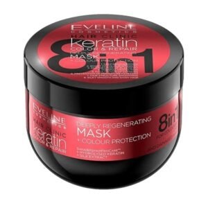 Eveline Keratin Color & Repair Mask & Colour Protection 8 in1 500ml