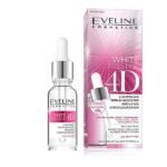 Eveline White Prestige 4D Lightening Serum-Booster Reducing Discoloration 18ml • White Prestige 4D cosmetics series is the innovative treatment, acting in four dimensions, lightens epidermis, evens out skin tone, and counteracts excessive pigmentation for up to 48h after application. • The serum quickly and effectively improves skin firmness, while at the same time lightening the skin and reducing discolorations. • Based on a unique whitening complex Lumi skin 4D white complex reduces discolorations, minimizing their visibility. • Contains Hyaluronic acid which binds moisture in the deepest layers of the skin and prevents water evaporation from its surface, and Acacia collagen which precisely fills wrinkles and improves skin density. Enjoy clear skin and a uniform color with this serum from Eleven