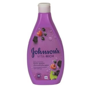 Johnsons Vita Rich Replenishing Body Wash With Raspberry Extract 250ml