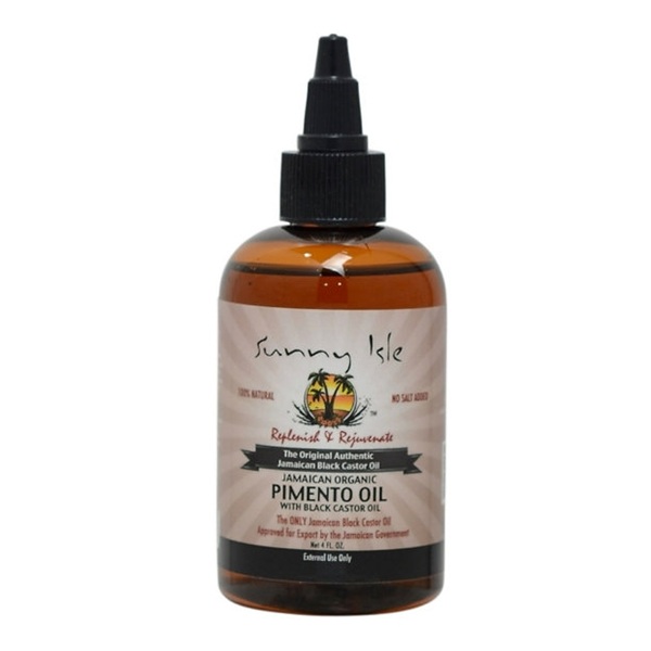 Sunny Isle Organic Pimento Oil with Black Castor Oil 118ml