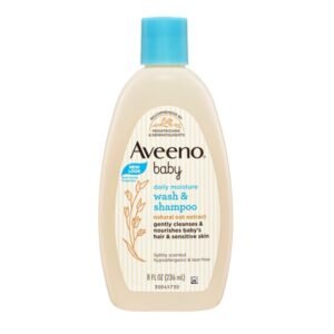 Aveeno Baby Daily Moisture Wash & Shampoo 236ml