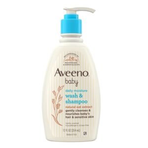 Aveeno Baby Daily Moisturizing Wash & Shampoo 354ml