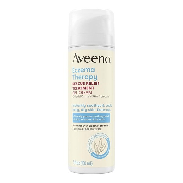 Aveeno Eczema Therapy Rescue Relief Treatment Body Gel Cream 150ml