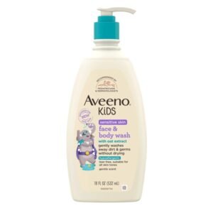 Aveeno Kids Face & Body Wash for Sensitive Skin 532ml